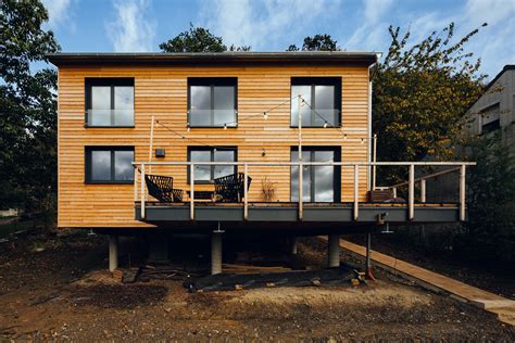 Bauen Mit Holz Nrw Holzhaus Hagen Nachhaltigkeit Auf Stelzen