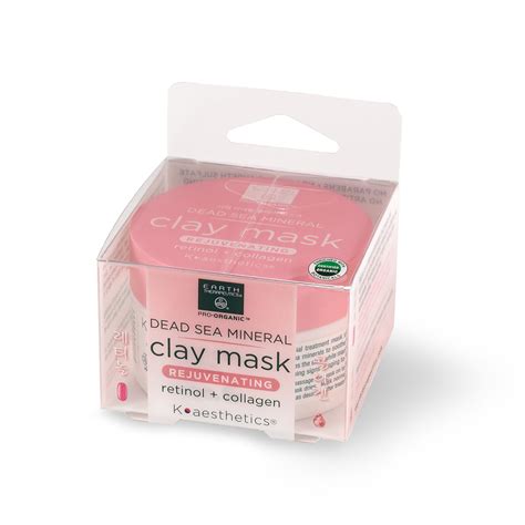 Dead Sea Mineral Clay Mask-Retinol & Collagen | Anti Stress Clay Mask ...