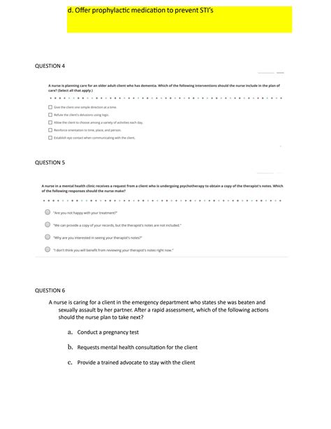 Solution Rn Ati Mental Health Exam With Ngn Studypool