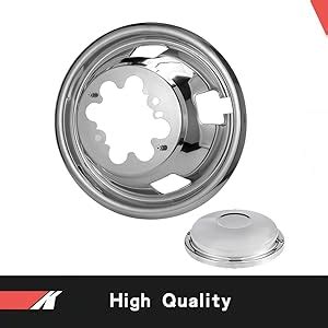 Amazon Kucaruce 4pcs Polished 17inch Stainless Steel Wheel