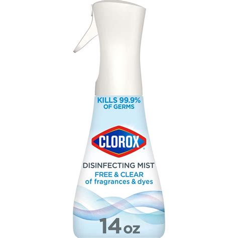 Clorox 14 Fl Oz Disinfecting Mist Free And Clear 4460060272 The