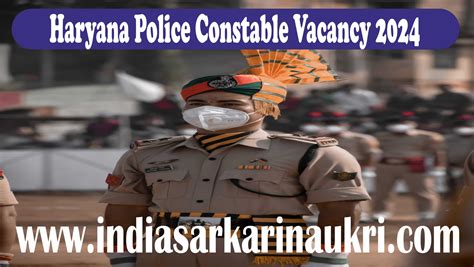 Haryana Police Constable Vacancy Apply Online For Posts