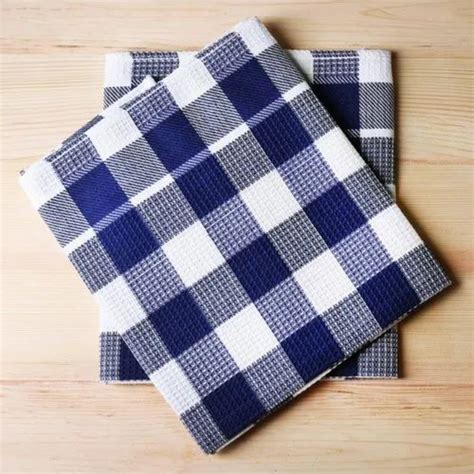 Check Cotton Waffle Weave Kitchen Towels, 70g, Size: 50 X 70cm at Rs 75 ...