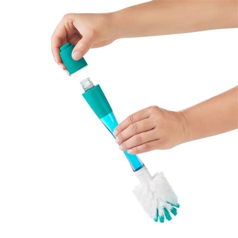 Soap Dispensing Bottle Brush With Stand