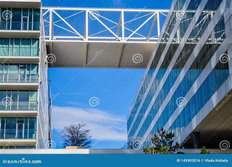 Vienna Austria 02 03 2019 Modern Architecture Of Office Buildings A