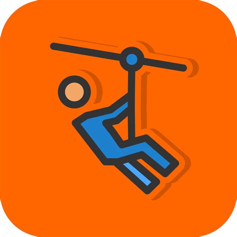 Zipline Vector Icon Design 20414927 Vector Art At Vecteezy