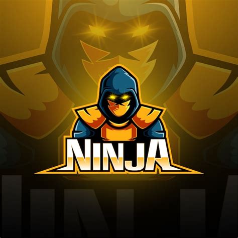 Premium Vector Ninja Esport Mascot Logo Design