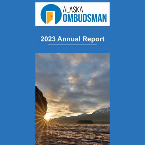 Annual Report Cover Alaska Ombudsman