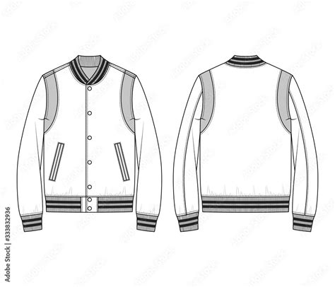 Varsity Jacket Stock Vector Adobe Stock