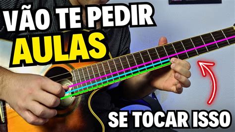 4 solos pra IMPRESSIONAR NO VIOLÃO Lindos e FAMOSOS Aula de violão