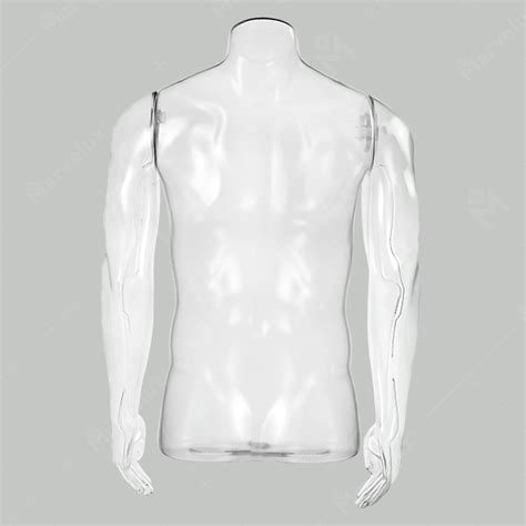 Mens Half Body Shiny Transparent Marvelux Mannequins China