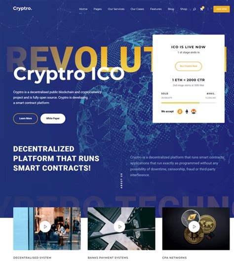 Best Cryptocurrency Wordpress Themes For