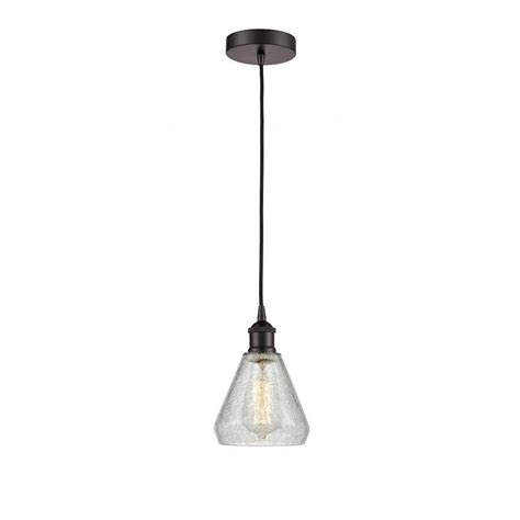 Innovations Edison Conesus 1 Light LED Mini Pendant 1P BZ 616 1P OB