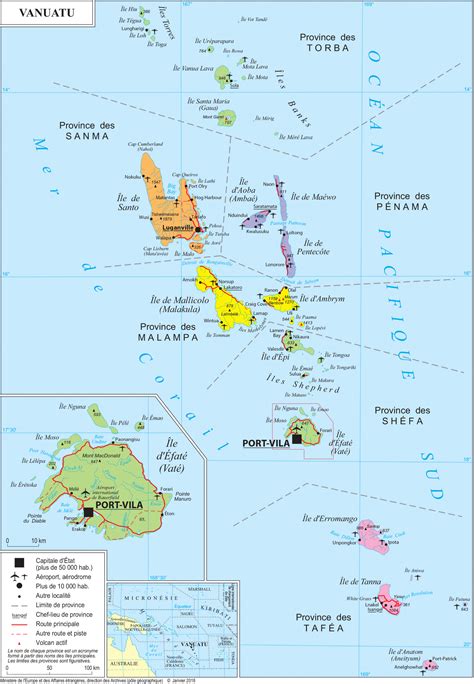 Geopolitical map of Vanuatu, Vanuatu maps | Worldmaps.info