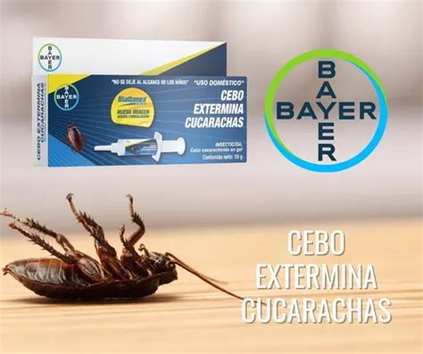 Paquete 2 Jeringas Cebo Extermina Cucarachas Bayer 5g C U