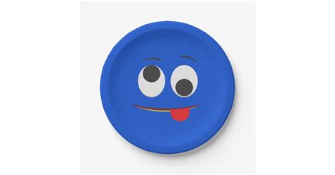 Funny Face Paper Plates 7 Zazzle