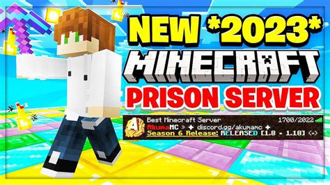 New Minecraft Op Prison Server 2023 1193 Java Bedrock Edition Minecraft Op Prison