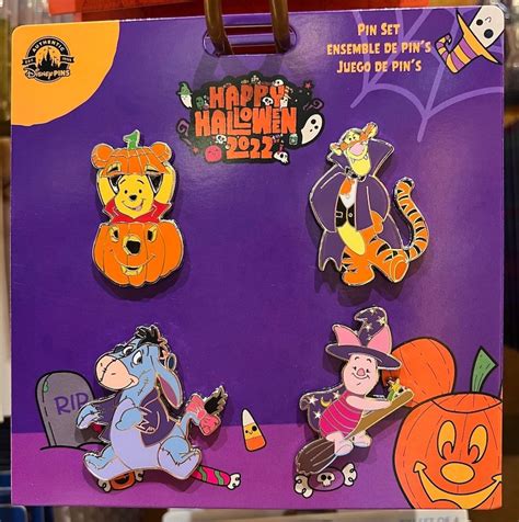 Winnie The Pooh Halloween 2022 Pin Set At Disney Parks Disney Pins Blog