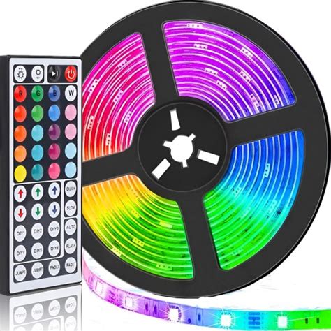 TAŚMA LED KOLOROWA 5050 WODOODPORNA 5M RGB PILOT DD0001 5050 5M