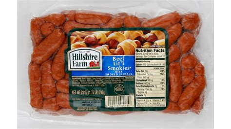 Hillshire Farm Lit L Smokies Beef Smoked Sausages 28 Oz Delivery