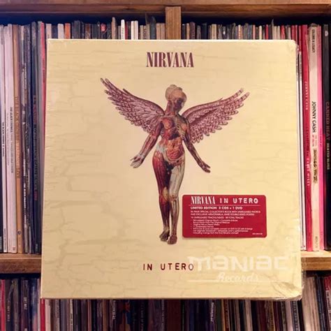 Nirvana In Utero Super Deluxe Box 3 Cds 1 Dvd