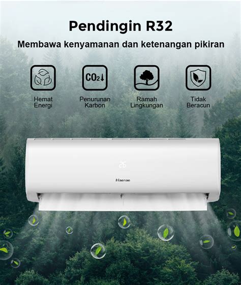 AC Split 0 5PK Pendingin Udara Ruangan AN05CEG Hisense