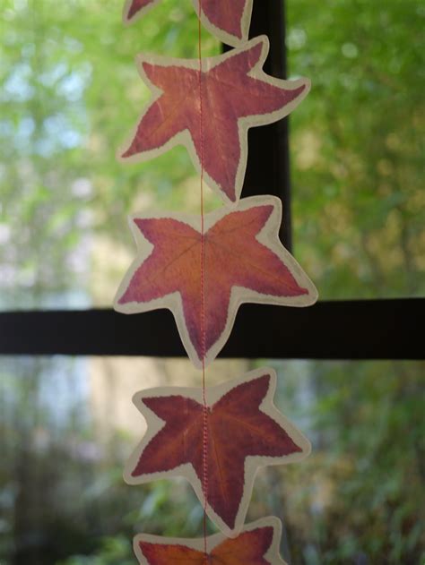 Little Hiccups: Autumn Leaf Garland