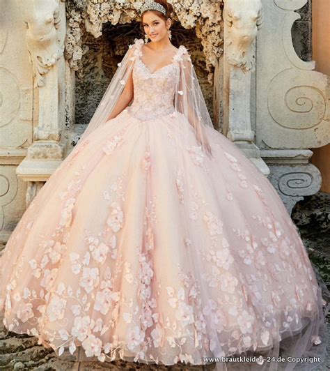 Brautkleider Hochzeitskleider Rosa Prinzessin Quinceanera Kleid Mit