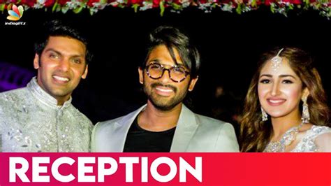 Arya Sayeshas Grand Wedding Allu Arjun Attends Marriage Ceremony