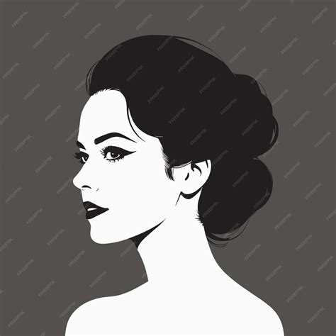 Premium Vector Woman Face Silhouette Profile Vector Illustration