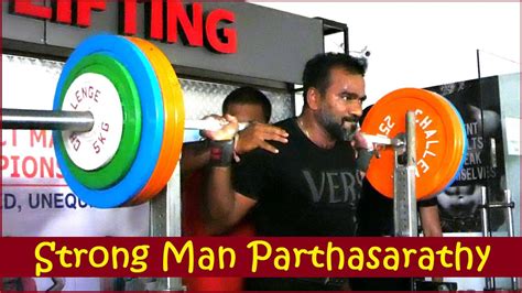 Strong Man Powerlifter Parthasarathy Chennai District Masters