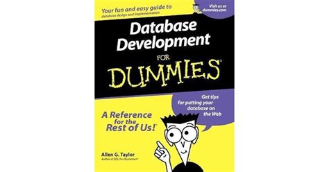 Database Development For Dummies By Allen G Taylor