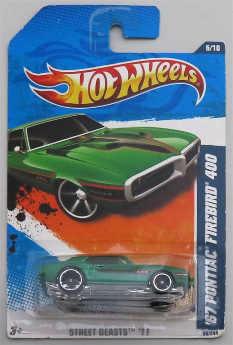 駿河屋 買取 PONTIAC FIREBIRD グリーン Hot Wheels STREET BEASTS
