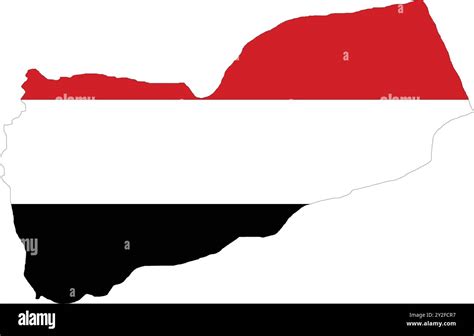 Yemen Flag In Map Yemen Map With Flag Map Of Yemen Map With Flag