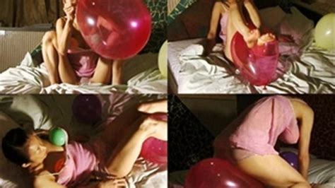Naughty Japanese Mistress Is Horny Over Balloons YUD Part