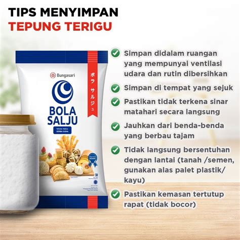 Jual BOLA SALJU Tepung Terigu 1 Kg Bahan Makanan Termurah Harga Promo