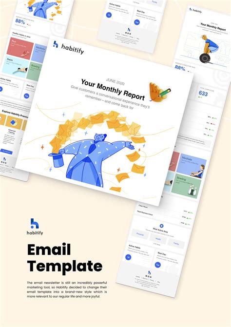 Habitify App / Newsletter Template :: Behance