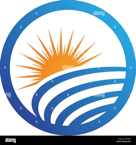 Sun Logo And Symbol Vector Stock Vector Image And Art Alamy