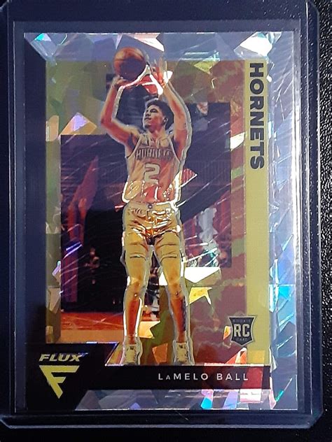 Flux Fanatics Silver Cracked Ice Prizm Rookie Rc Lamelo