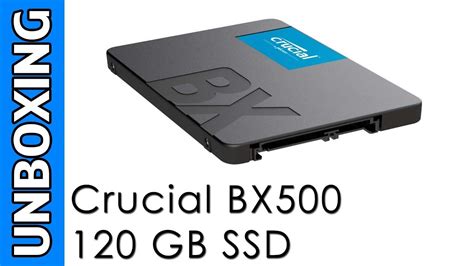 Crucial Bx Gb Ssd Unboxing Youtube