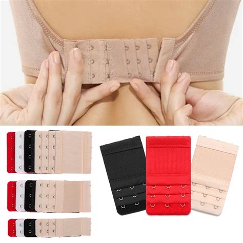 Elastic Soft Bra Extender 2 Hook 3 Hook Extension Strap For Women S Bra