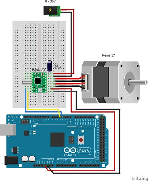 Mein Elektronik Hobby Arduino Kontrolliert Einen Nema Stepper Motor