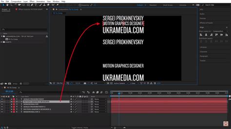 Select The Layer And Bring It Up In After Effects Ukramedia