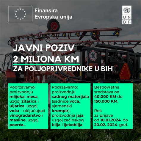 Otvoren Novi Javni Poziv EU Izdvaja 2 Miliona KM Za Nabavku Traktora