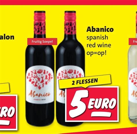 Abanico Spanish Red Wine Flessen Aanbieding Bij Nettorama