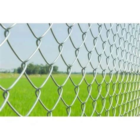 Silver Galvanized Gi Chain Link Fencing Height Fth Fth Inc