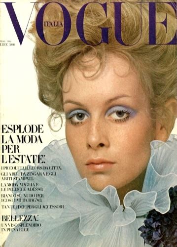 Vogue Italia May Twiggy By Justin De Villeneuve The Fashion Spot