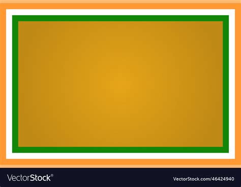 Indian flag color frame Royalty Free Vector Image