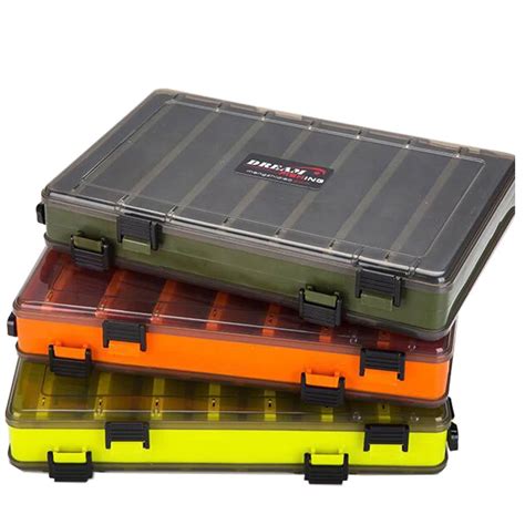 Portable Double Sided Fishing Tackle Boxes Multifunction