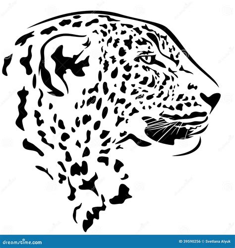 Leopard Outline Clipart